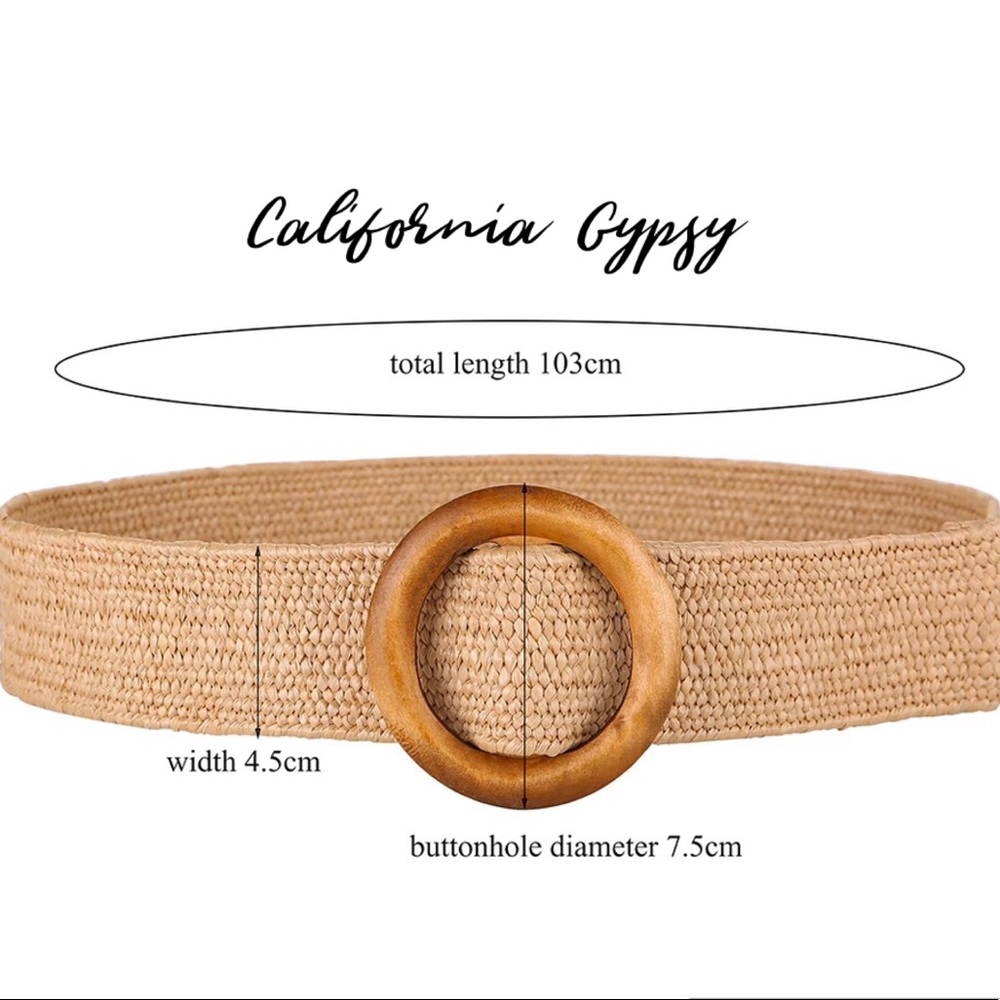 Boho beach natural hippie belt - Picture 5 of 9
